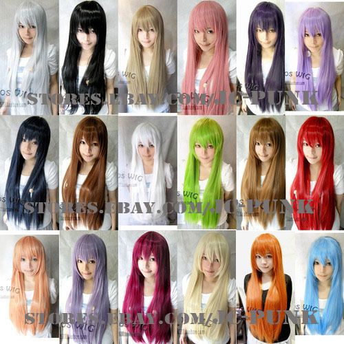 Parrucca lunga dritta - , cosplay