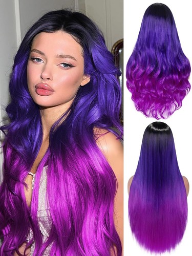 Parrucca ombre viola - ombre,
